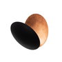 Opviq Lámpara de pared negra y cobre
